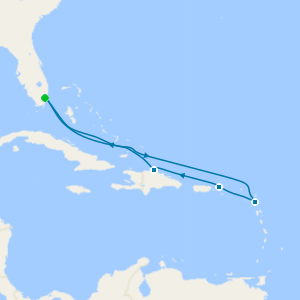 Eastern Caribbean from Miami