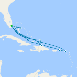 Caribbean and Bahamas cruise from Miami