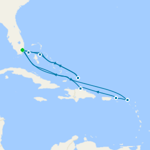 Caribbean and Bahamas cruise from Miami