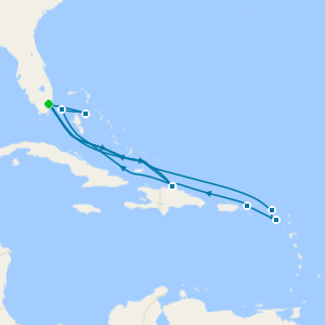 Caribbean and Bahamas cruise from Miami