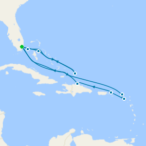 Caribbean and Bahamas cruise from Miami