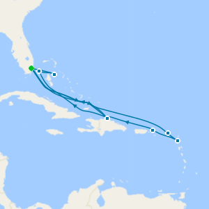 Caribbean and Bahamas cruise from Miami