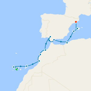 Jewels of Spain & Morocco from Tenerife - Fly Cruise