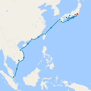 Singapore Stay, Vietnam, Hong Kong & Best of Japan