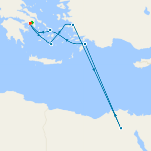 Greece, Turkey and Cairo from Athens with Stay