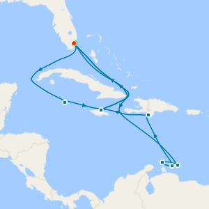 Western & Southern Caribbean with Miami Beach Stay