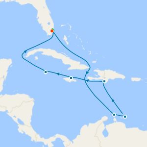 Western & Southern Caribbean with Miami Beach Stay
