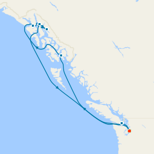 Alaska from Seattle with Stay