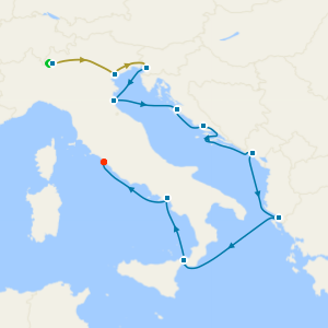 Lake Como & Venice Stays with The Beautiful Boot Voyage from Trieste to Rome