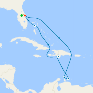 Southern Caribbean with Orlando Stay