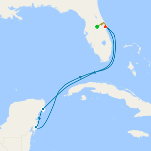 Western Caribbean from Port Canaveral with 7nt Orlando Stay and Car Hire