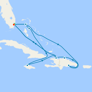 Western & Eastern Caribbean Adventure with Miami Beach Stay