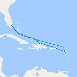 Eastern Caribbean with Miami Beach Stay