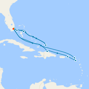 Caribbean & Bahamas with Miami Beach Stay
