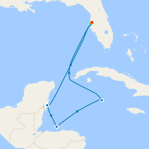 Western Caribbean from Tampa with Stay