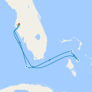 Eastern Caribbean from Tampa with Stay