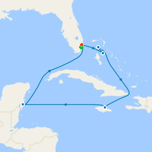 Western Caribbean from Ft. Lauderdale with Miami Beach Stay