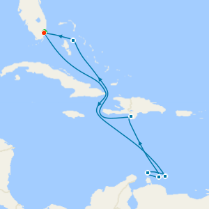 Southern Caribbean with Miami Beach Stay