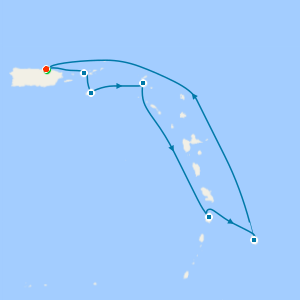 Southern Caribbean from San Juan with Stay