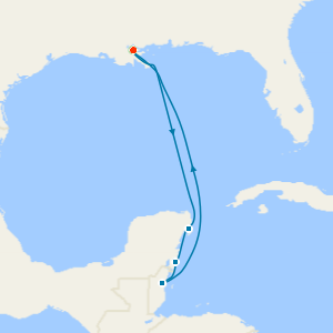 Western Caribbean from New Orleans with Stay