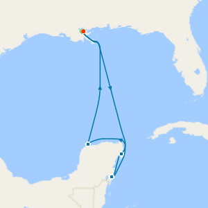 Western Caribbean from New Orleans with Stay