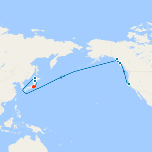Alaska & Japan Transpacific from San Francisco with Stay