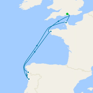 France, Portugal and Spain cruise from Southampton