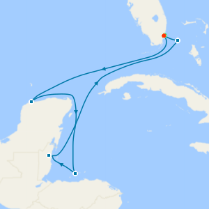 A Journey through Mayan Marvels, Rich Reefs & Ocean Serenity - Miami R/Trip - Fly Cruise