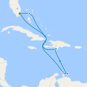 Southern Caribbean with Miami Beach Stay