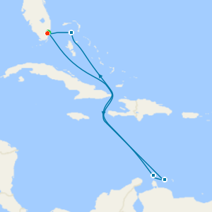 Southern Caribbean with Miami Beach Stay