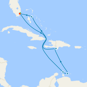 Southern Caribbean with Miami Beach Stay