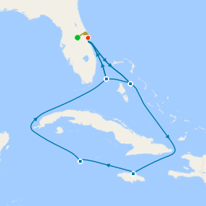 Bahamas & Caribbean with Orlando Stay