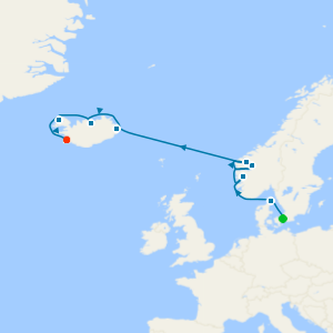 Norwegian & Icelandic Fjords from Copenhagen