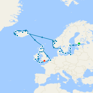Scandinavia, Iceland & British Isles Explorer from Helsinki