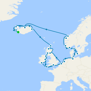 Iceland, Norway & British Isles Explorer from Reykjavik