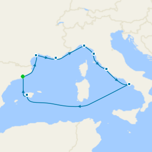 Miro to Michelangelo - Barcelona R/Trip - Fly Cruise