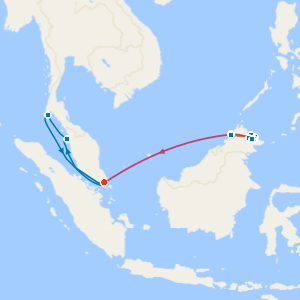 7 Nt Borneo's Orangutans & Wildlife Tour, Singapore Stay & Cruise Southeast Asia