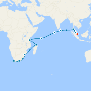 Indian Gems with Luxury Cape Town & Singapore Stays 