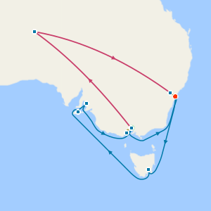 The Australian Trilogy: Melbourne, Uluru & Sydney Tour & Cruise Australia Wine Route