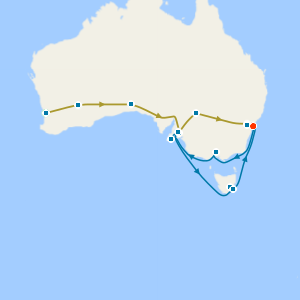 4Nts Indian Pacific Rail & Southern Australia Explorer with Stay