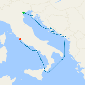 Vatican & Croatian Coastlines Cruise Tour from Venice