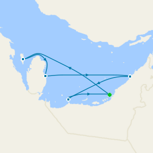 UAE, Bahrain and Qatar cruise from Abu Dhabi