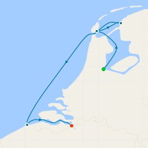 Tulip Season in Holland & Belgium from Amsterdam
