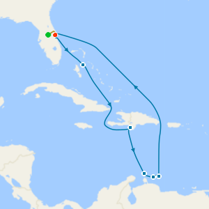 Southern Caribbean with Orlando Stay