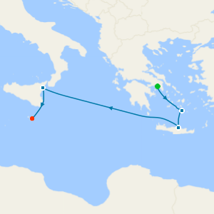 A Journey of Sculpted Isles & Timeless Civilisations from Athens