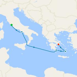 A Journey from Ancient Whispers to Aegean Wonders from Rome