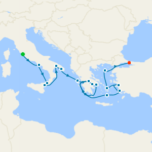 Star Collector: Wonders of Southern Italy, Greece & Turkey Via the Corinth Canal from Rome