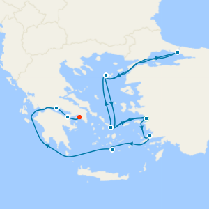 Istanbul Icons & Aegean Artifacts via the Corinth Canal Cruise Tour from Istanbul