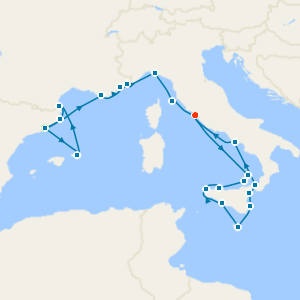 Star Collector: Spectacular Spanish & Italian Coastlines Along the Riviera from Barcelona