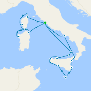 Star Collector: Islands of a Mediterranean Summer; Sicily Sardinia & Corsica from Rome
